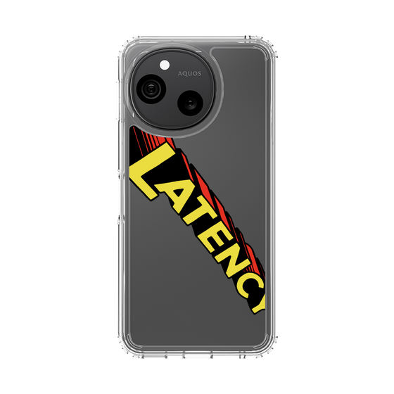 スリムプロテクションケース［ LATENCY - Rock logo - Clear ］