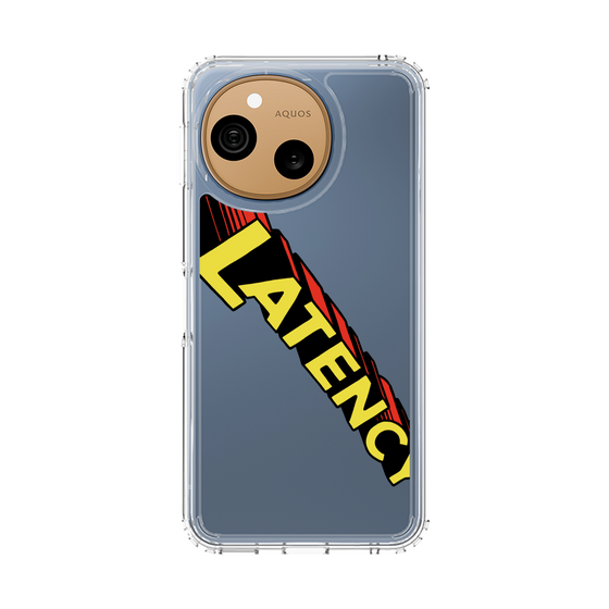 スリムプロテクションケース［ LATENCY - Rock logo - Clear ］