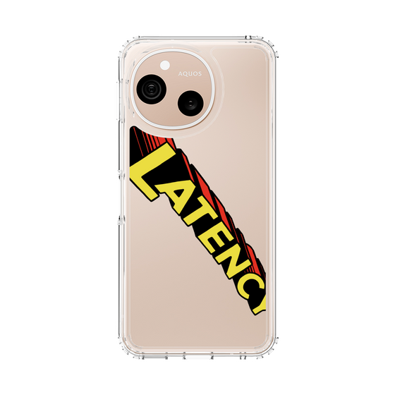 スリムプロテクションケース［ LATENCY - Rock logo - Clear ］
