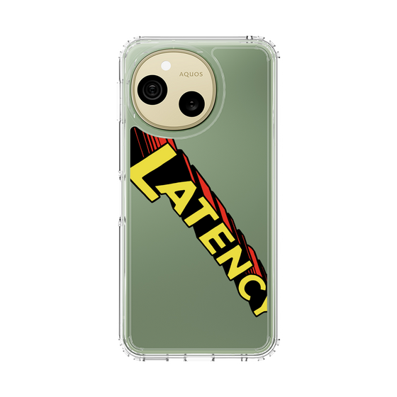 スリムプロテクションケース［ LATENCY - Rock logo - Clear ］