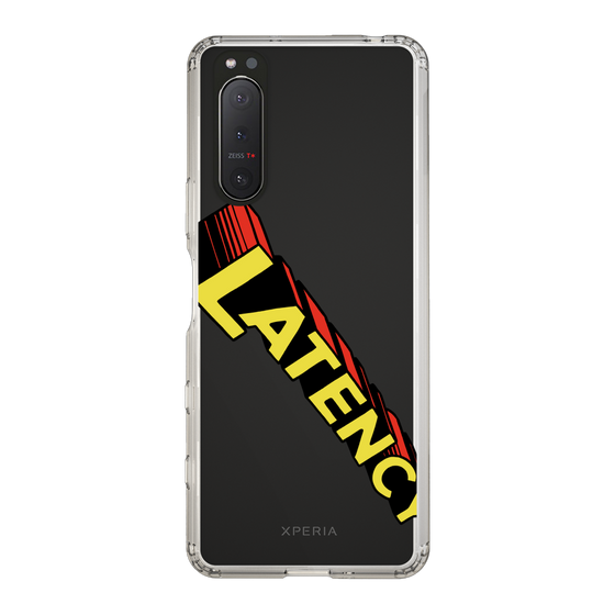 スリムプロテクションケース［ LATENCY - Rock logo - Clear ］