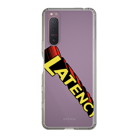 スリムプロテクションケース［ LATENCY - Rock logo - Clear ］