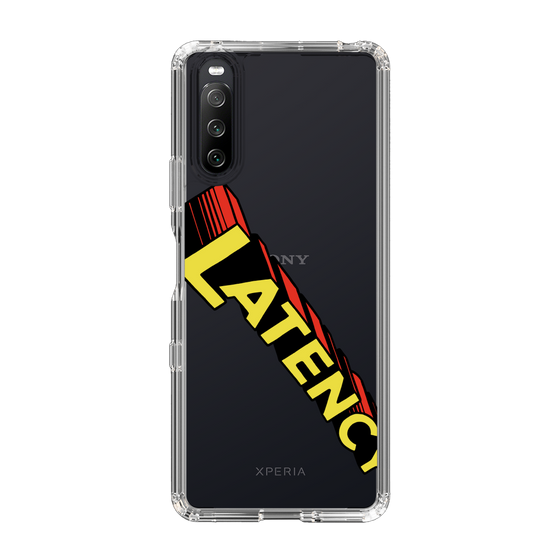 スリムプロテクションケース［ LATENCY - Rock logo - Clear ］