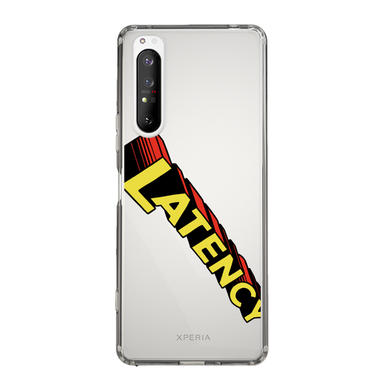 スリムプロテクションケース［ LATENCY - Rock logo - Clear ］