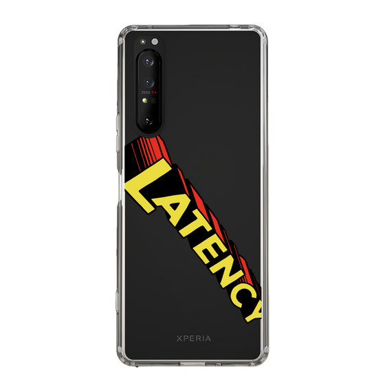 スリムプロテクションケース［ LATENCY - Rock logo - Clear ］