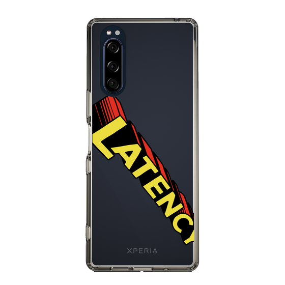スリムプロテクションケース［ LATENCY - Rock logo - Clear ］