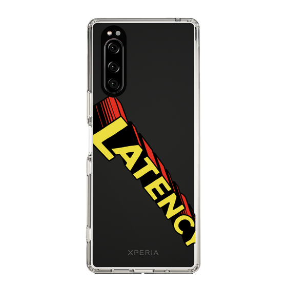 スリムプロテクションケース［ LATENCY - Rock logo - Clear ］