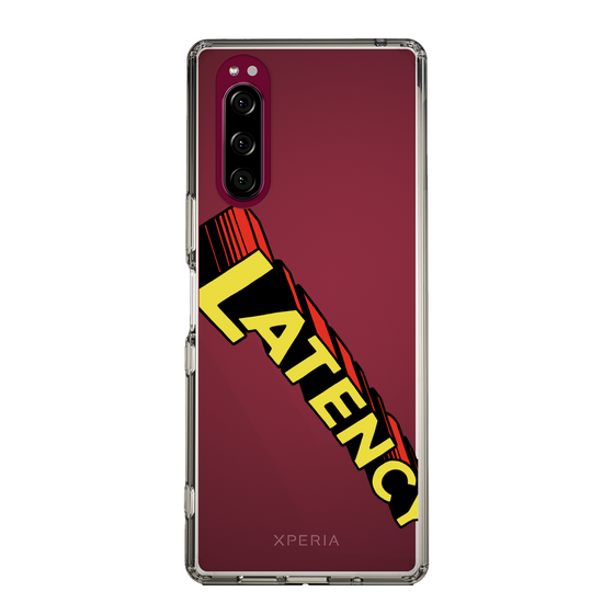 スリムプロテクションケース［ LATENCY - Rock logo - Clear ］
