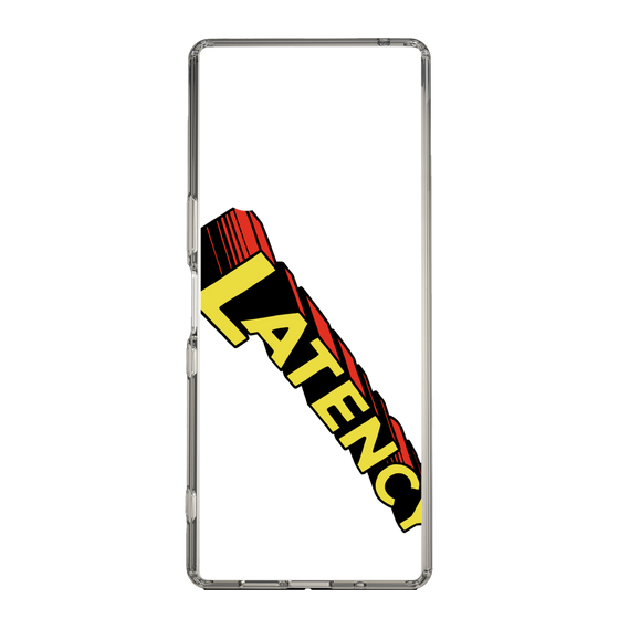 スリムプロテクションケース［ LATENCY - Rock logo - Clear ］