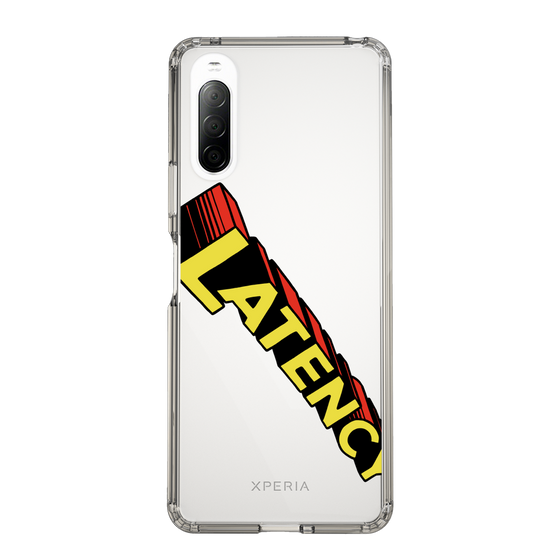 スリムプロテクションケース［ LATENCY - Rock logo - Clear ］