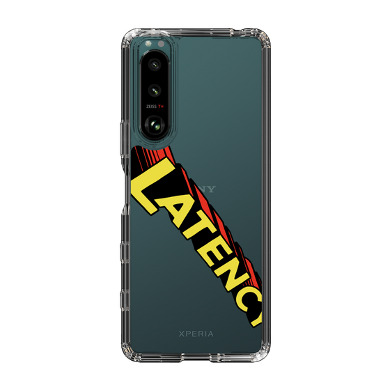 スリムプロテクションケース［ LATENCY - Rock logo - Clear ］