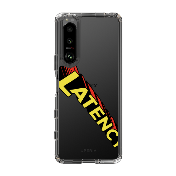 スリムプロテクションケース［ LATENCY - Rock logo - Clear ］