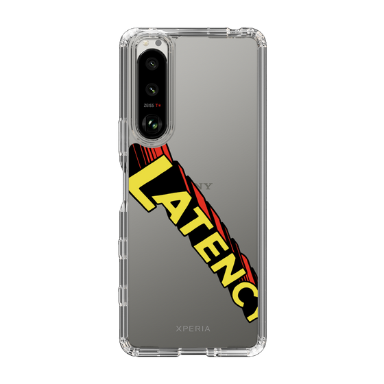 スリムプロテクションケース［ LATENCY - Rock logo - Clear ］