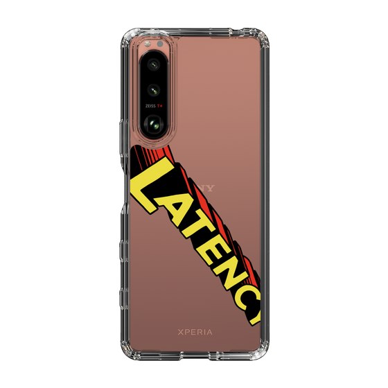 スリムプロテクションケース［ LATENCY - Rock logo - Clear ］