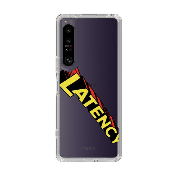 スリムプロテクションケース［ LATENCY - Rock logo - Clear ］