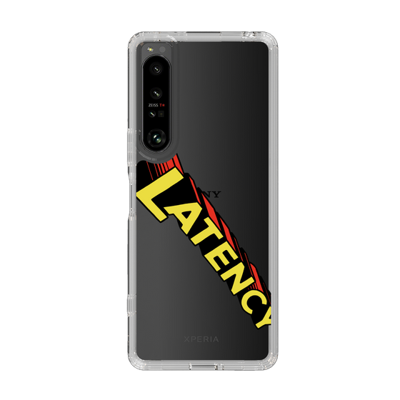 スリムプロテクションケース［ LATENCY - Rock logo - Clear ］