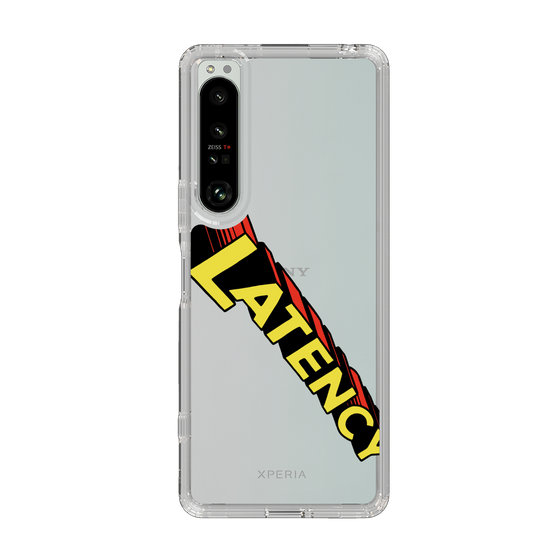 スリムプロテクションケース［ LATENCY - Rock logo - Clear ］