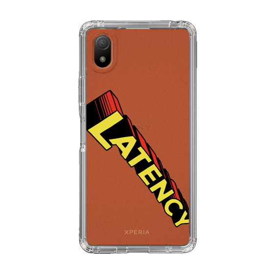 スリムプロテクションケース［ LATENCY - Rock logo - Clear ］