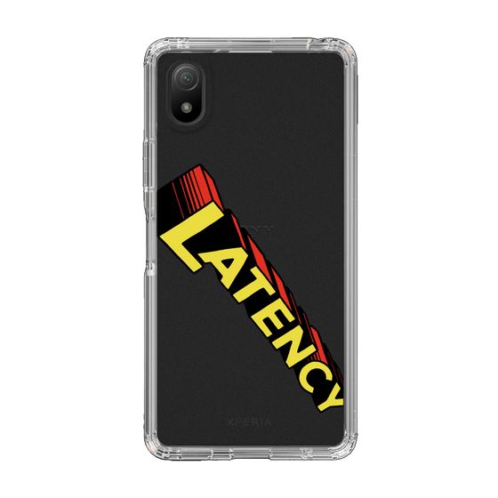 スリムプロテクションケース［ LATENCY - Rock logo - Clear ］