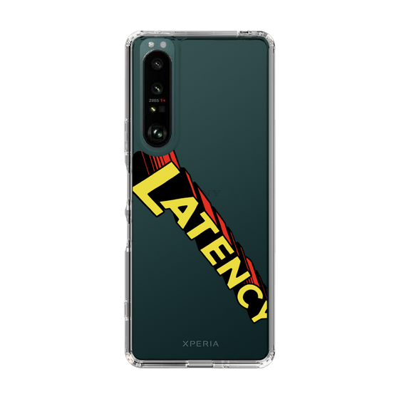スリムプロテクションケース［ LATENCY - Rock logo - Clear ］