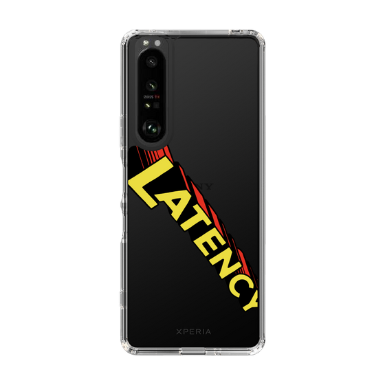 スリムプロテクションケース［ LATENCY - Rock logo - Clear ］