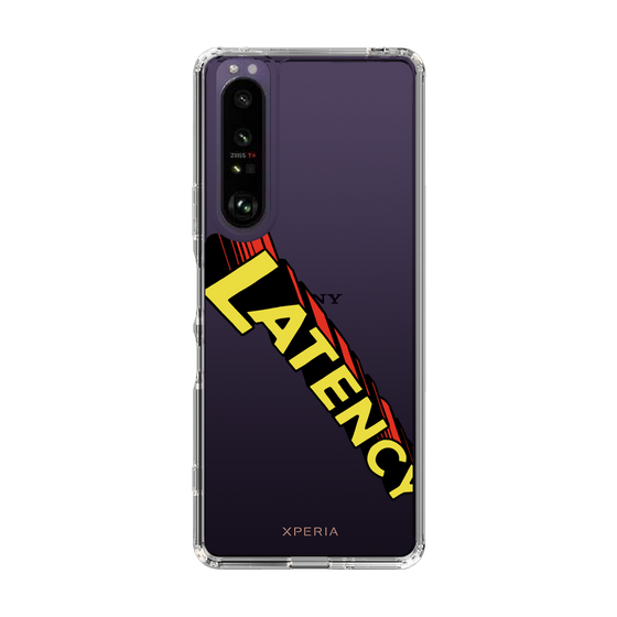 スリムプロテクションケース［ LATENCY - Rock logo - Clear ］