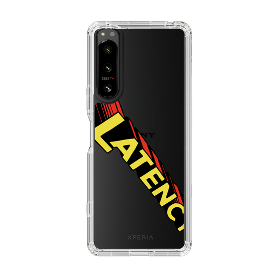 スリムプロテクションケース［ LATENCY - Rock logo - Clear ］