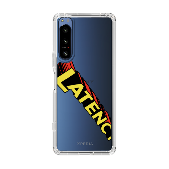 スリムプロテクションケース［ LATENCY - Rock logo - Clear ］
