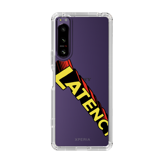 スリムプロテクションケース［ LATENCY - Rock logo - Clear ］