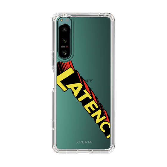 スリムプロテクションケース［ LATENCY - Rock logo - Clear ］
