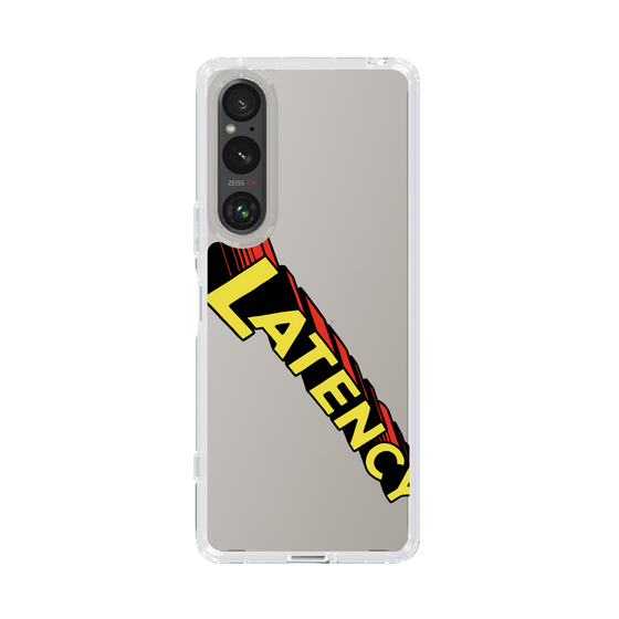 スリムプロテクションケース［ LATENCY - Rock logo - Clear ］