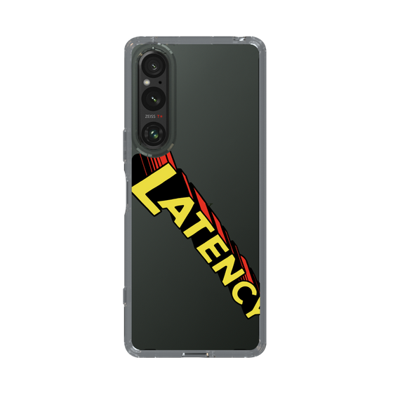 スリムプロテクションケース［ LATENCY - Rock logo - Clear ］