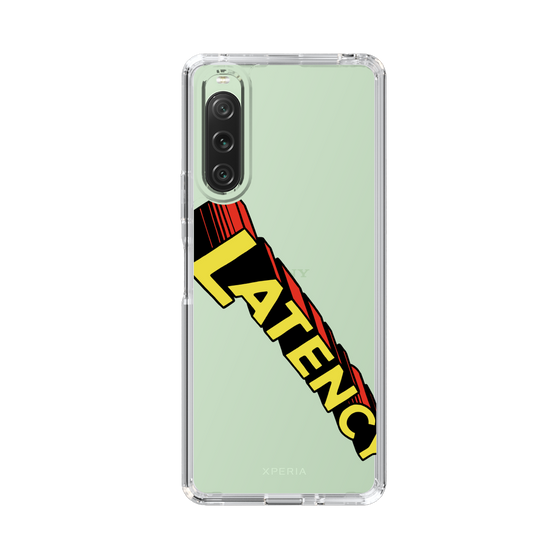 スリムプロテクションケース［ LATENCY - Rock logo - Clear ］