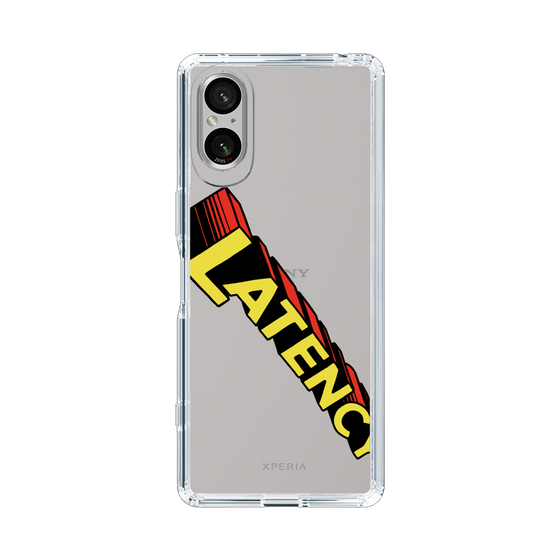 スリムプロテクションケース［ LATENCY - Rock logo - Clear ］