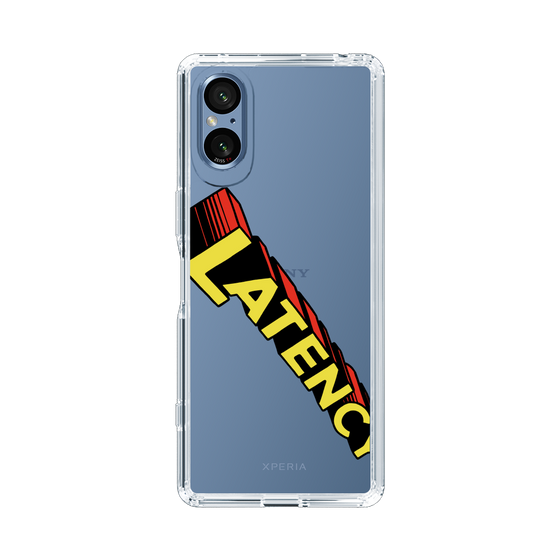 スリムプロテクションケース［ LATENCY - Rock logo - Clear ］