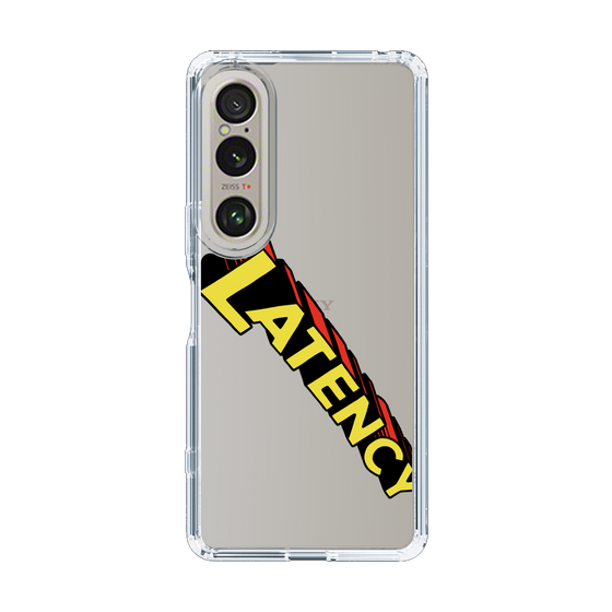スリムプロテクションケース［ LATENCY - Rock logo - Clear ］