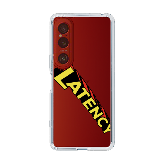 スリムプロテクションケース［ LATENCY - Rock logo - Clear ］