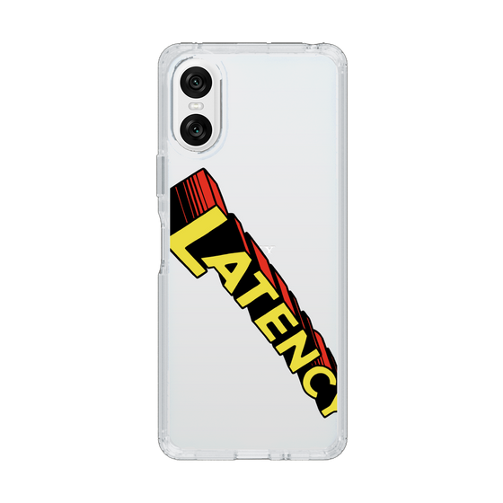 スリムプロテクションケース［ LATENCY - Rock logo - Clear ］
