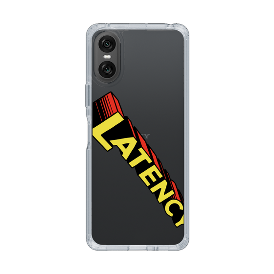 スリムプロテクションケース［ LATENCY - Rock logo - Clear ］