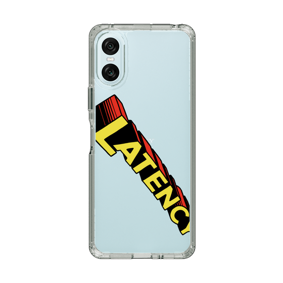 スリムプロテクションケース［ LATENCY - Rock logo - Clear ］