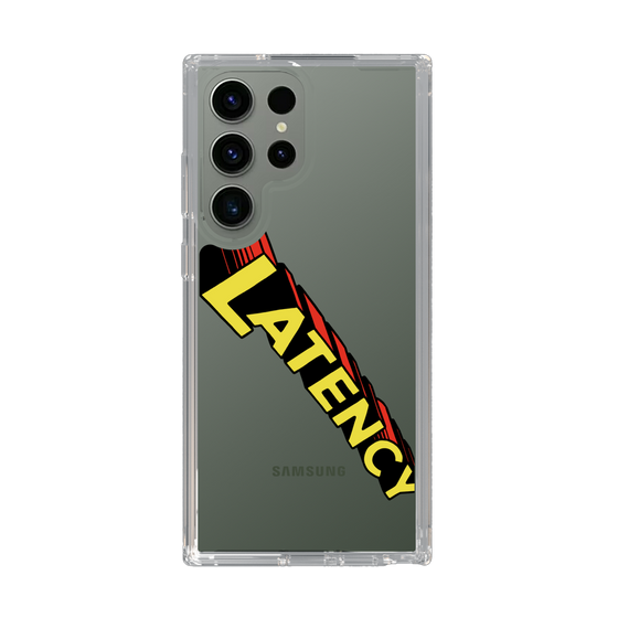 スリムプロテクションケース［ LATENCY - Rock logo - Clear ］