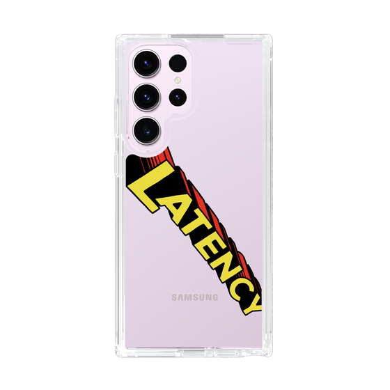 スリムプロテクションケース［ LATENCY - Rock logo - Clear ］