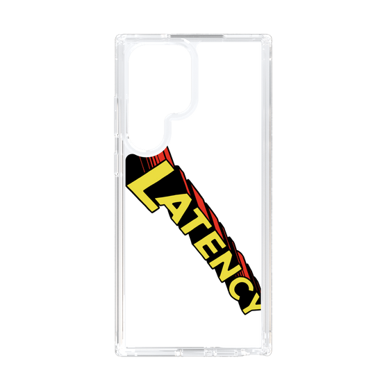 スリムプロテクションケース［ LATENCY - Rock logo - Clear ］