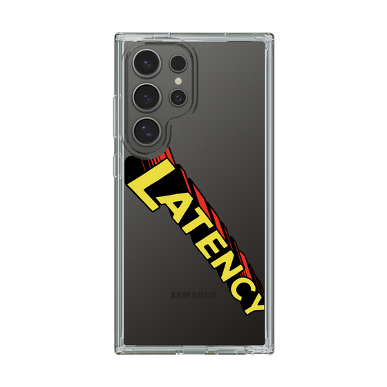 スリムプロテクションケース［ LATENCY - Rock logo - Clear ］