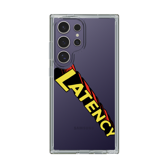 スリムプロテクションケース［ LATENCY - Rock logo - Clear ］
