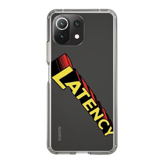 スリムプロテクションケース［ LATENCY - Rock logo - Clear ］