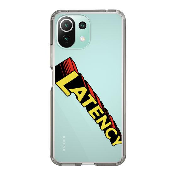 スリムプロテクションケース［ LATENCY - Rock logo - Clear ］