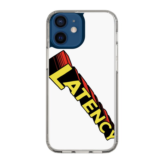 スリムプロテクションケース［ LATENCY - Rock logo - White ］