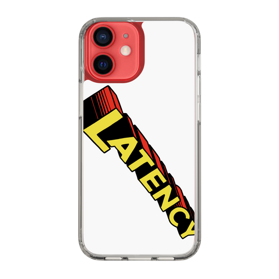 スリムプロテクションケース［ LATENCY - Rock logo - White ］