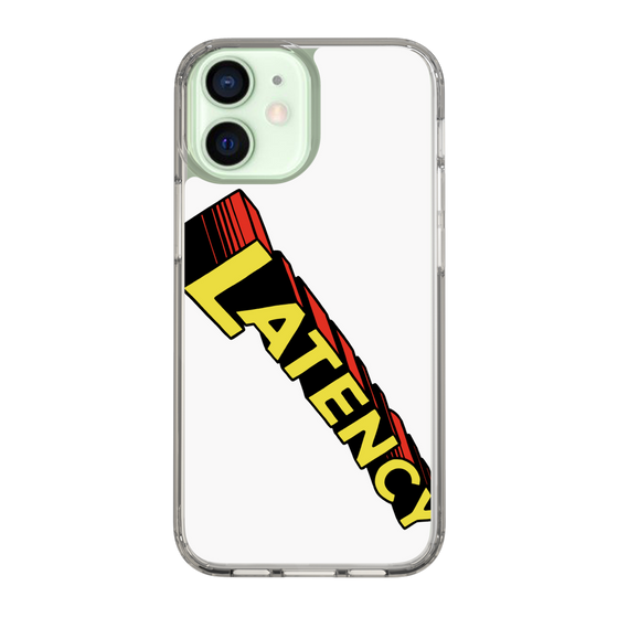 スリムプロテクションケース［ LATENCY - Rock logo - White ］